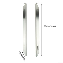 2PCS Oven Gap Filler Stainless Steel Stove Counter Gap Cover Cooker Gap Cov