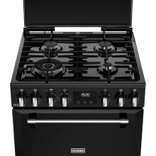Stoves Richmond Deluxe 60cm Dual Fuel Mini Range Cooker Black A Rated