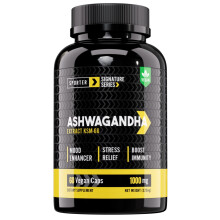 Sporter Ashwagandha KSM-66 60 Vegan Capsules - 1000mg | High Potency Stress Relief Mood & Sleep Support Boosts Immunity & Energy Plant-Based
