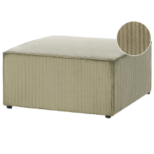Ottoman LEMVIG Corduroy Green