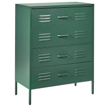 Chest of Drawers ENAGO Metal Dark Green