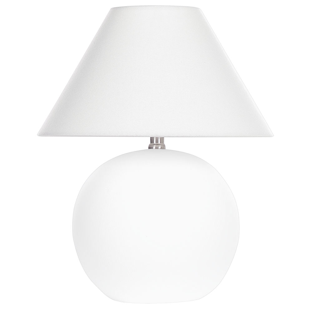 Beliani Table Lamp Limia Ceramic Off- White