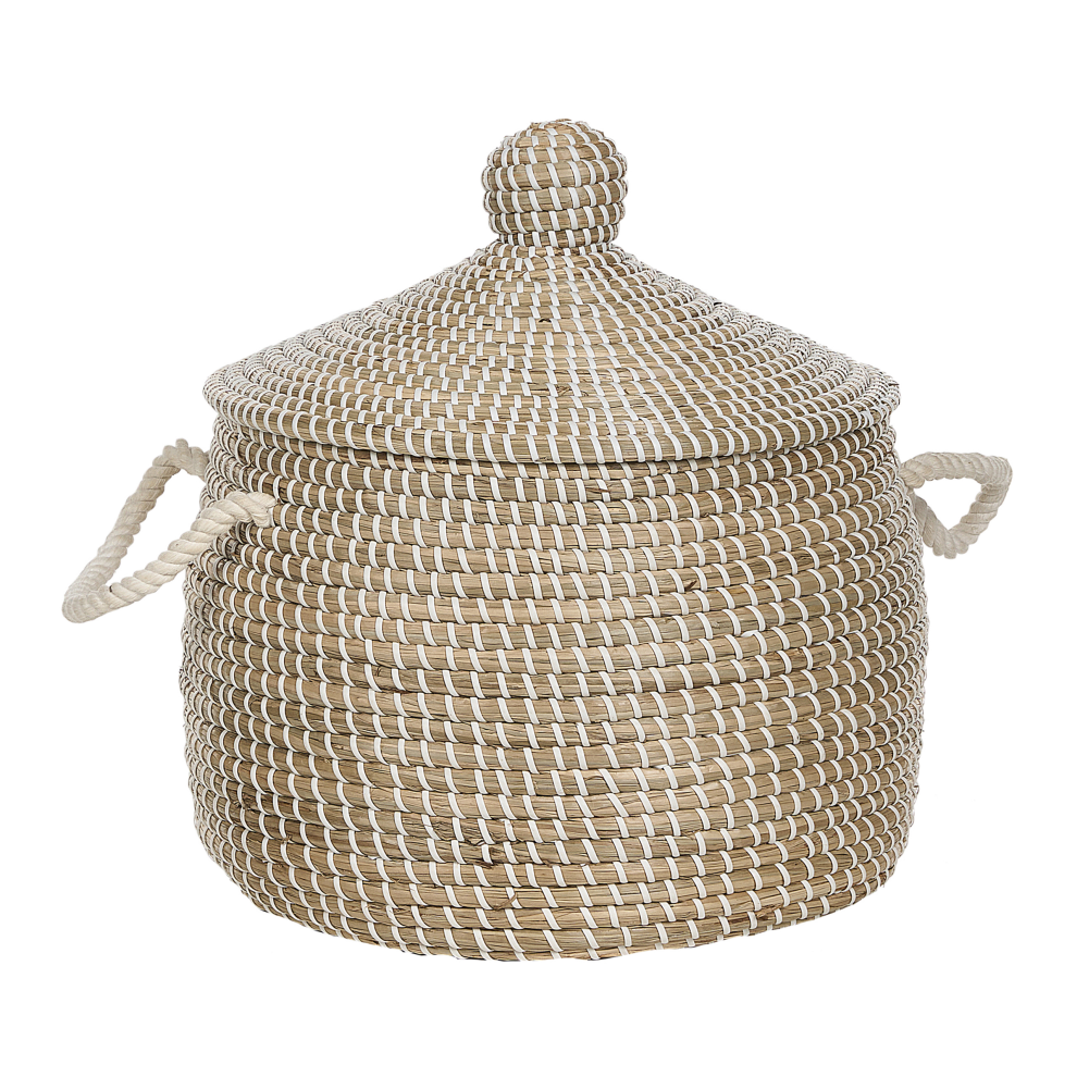 Beliani Basket Mytho Seagrass Natural
