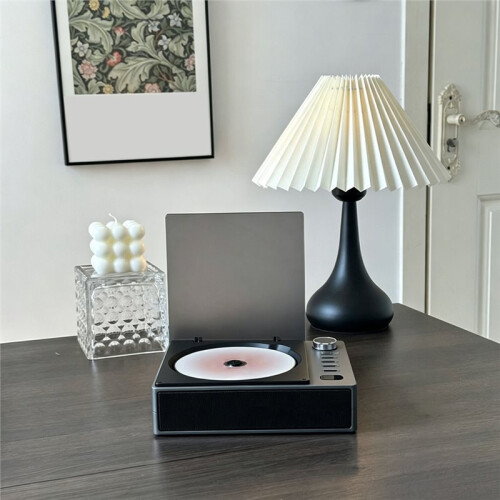 Portable CD Player Wireless Personal Desktop CD Player Speakers  Rechargeable Small Compact Retro CD Players 2