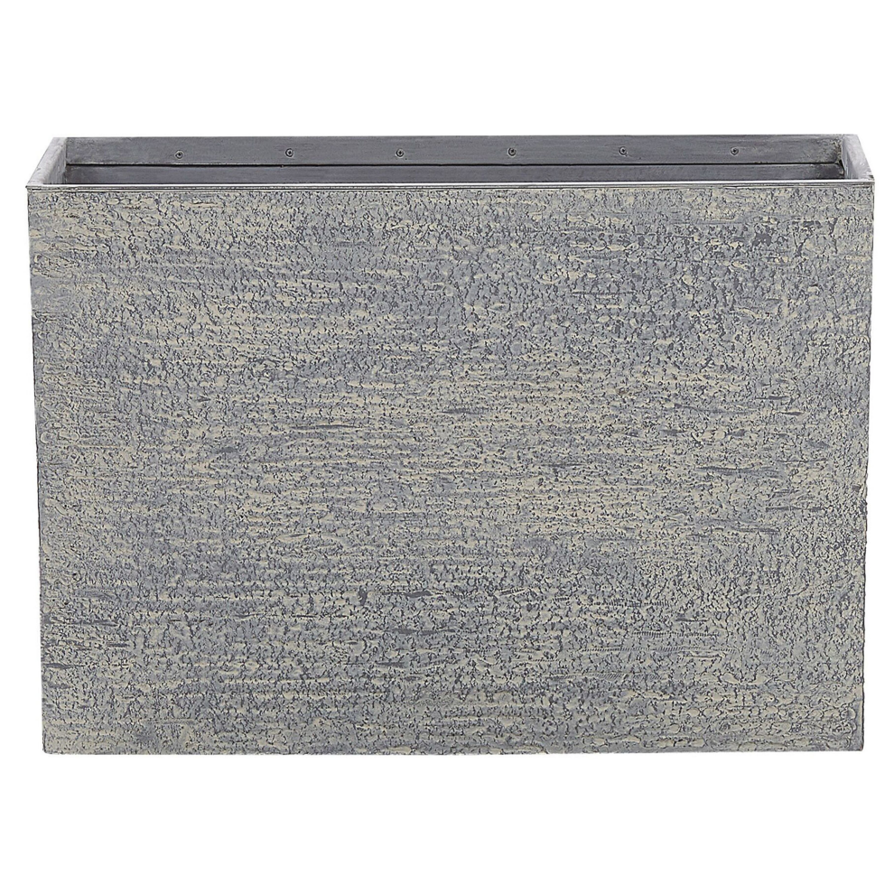 Beliani Plant Pot Edessa 70 Cm Grey