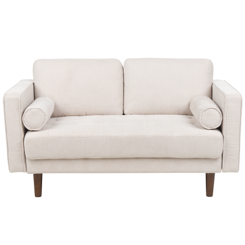 Beliani Sofa 2 Seater NURMO Fabric Light Beige