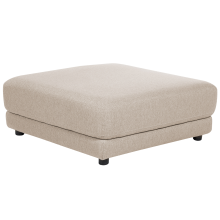 Ottoman SIGTUNA Fabric Beige