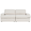 Beliani Sofa 3 Seater ALLA Fabric Light Beige 1