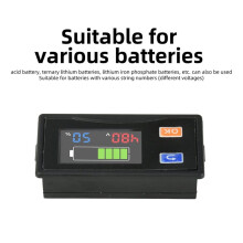 Indicateur de Niveau de Batterie LCD: Réglage Personnalisé de la Tension et de la Capacité des Batteries au Plomb-Acide et au Lithium