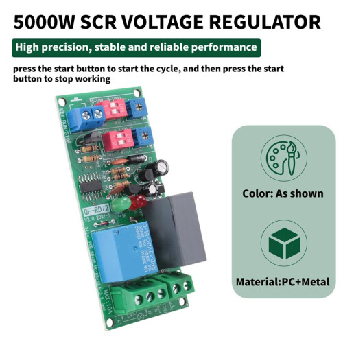 2PCs Dual  Adjustable Cycle Delay Timing Relay Repeat  OFF  Infinite Loop Timer Module AC 100V 110V 240V 2
