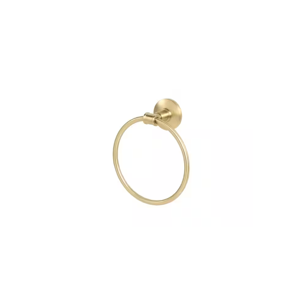 Glacier Bay Parsons Towel Ring Brushed Gold 019934100854