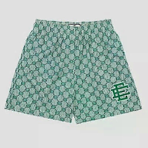 (Eye green CC, M) Eric Emanuel EE Basic Shorts - Men's Gym Workout Shorts