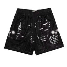 (black fangzi, M) Eric Emanuel EE Basic Shorts - Men's Gym Workout Shorts