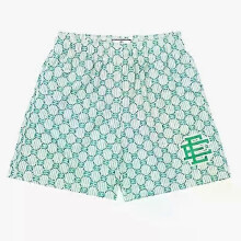 (Light green CC, XXXL) Eric Emanuel EE Basic Shorts - Men's Gym Workout Shorts
