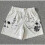 (white fangzi, M) Eric Emanuel EE Basic Shorts - Men's Gym Workout Shorts 1