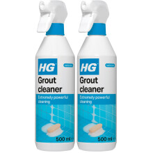 HG Grout Cleaner, Ready-To-Use Tile Grouting Cleaning Spray, Removes Stubborn Dirt, Marks & Stains Between Tiled Walls & Floors - 500ml Spray (591050