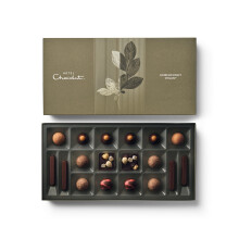 Hotel Chocolate Unbelievably Vegan 18-Piece Boxed Selection, 175g - Chocolate Gift Box For Birthday, Anniversary