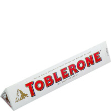 Toblerone White Chocolate, Honey & Almond Nougat Large Gift Bar 340 g