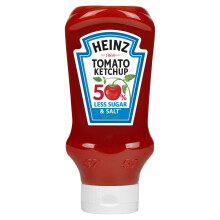 Heinz Tomato Ketchup 50% Less Sugar And Salt 650ml