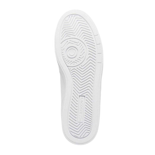 Lacoste (9.5 UK, White) Lacoste Mens Leather Trainers 1