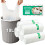Bin Bags 10l w/ Tie Handle, 100 Plastic Pedal Trash Bin Can Liners 1