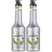 MONIN Kiwi Fruit Mix Puree 1L for Cocktails, Smoothies and Mocktails. Vegan-Friendly, Allergen-Free, 100% Natural Flavours. 2-in-1 Apple Puree and Su