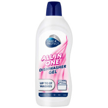 Care+Protect Dishwasher Gel All in One - Degreaser - Rinse Aid - Salt - Odor Neutralizer - Extra Powerful on Grease and Dirt