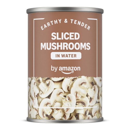 by Amazon Sliced Button Mushrooms, 290g