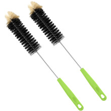 Bottle Brush,Long Bottle Cleaning Brush 17" Extra Long Brush for Washing Narrow Neck Beer, Wine,Tea Coffee Cup,Kombucha,Water Bottles,Decanter Flexib
