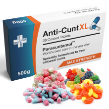 Giant Prank Pill Box with Sweets Gag Gifts for Men Funny Valentines Gifts for Him Xmas Secret Santa Christmas Stocking Filler for Women- Novelty Joke