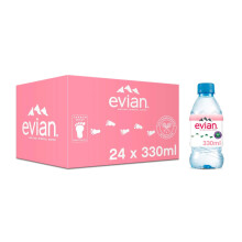 Evian Still Mineral Water 330 ml (Pack of 24)