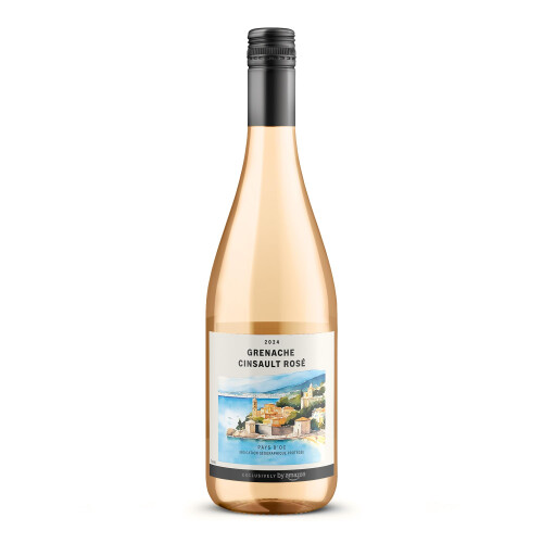By Amazon Grenache Cinsault Pays d'Oc IGP Rose Wine, 75cl