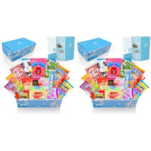 Japanese Snacks & Candy Box w/English Pamphlet 20 Pieces Dagashi, Sweets, Snacks, Candy, Gum (Pack of 2)