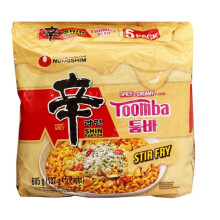 Nongshim Shin Ramyun Toomba Spicy & Creamy Stir Fry Noodles, Pack of 10, Product