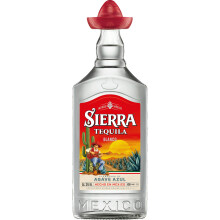 Sierra Tequila, Blanco Tequila | 70 cl | 35% ABV | Fresh Agave & Pepper With Citrus Notes | Ideal As A Shot With Lemon Juice & Salt Or In A Margarita