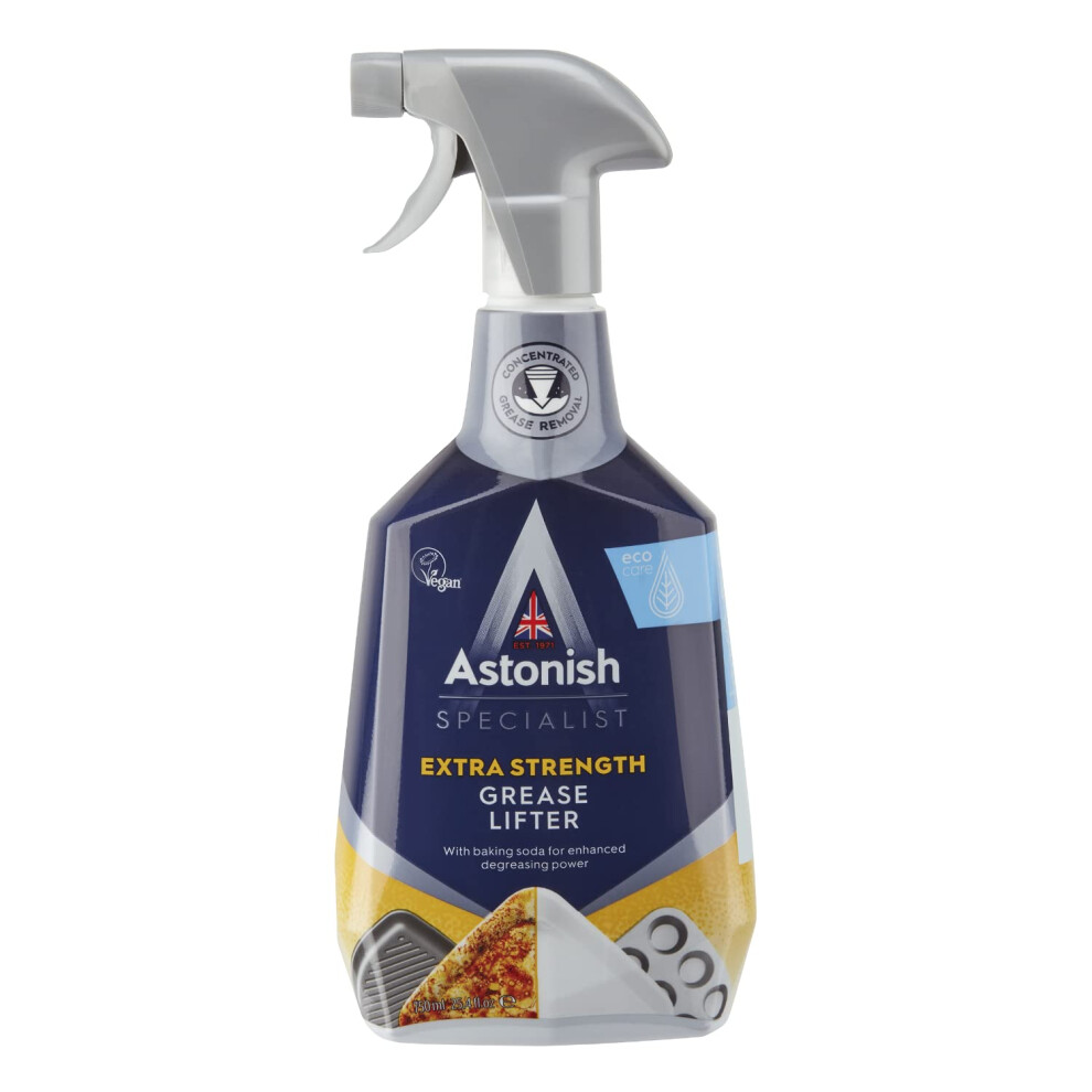 Astonish Specialist Extra Strength Grease Lifter Spray, For De-Greasing Surfaces And Kitchen Appliances, Fast Acting Strong Formula, Contains Baking