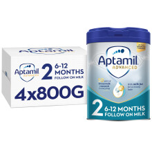 Aptamil Advanced 2 Follow On Baby Milk Powder Formula, 6