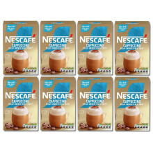 NESCAFÉ Cappuccino Decaffeinated Unsweetened Coffee Sachets x7