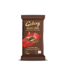Galaxy Dairy Free Chocolate Bar – Praline – Dairy Free, Vegan, Plant-Based, Smooth & Creamy, Gluten Free, Milk Alternative, Suitable for Vegans, L