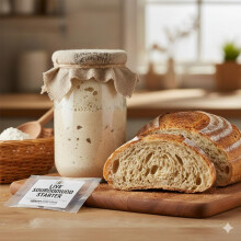 Sourdough Starter – Accelerated Live Culture – 46-Year Heritage Yeast – Fail-Proof Instant Activation – Shelf Stable & No-Mess