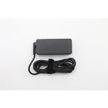 Lenovo 65W USB-C AC adapter 100-240V input multiple output voltages compatible with Lenovo laptops compact design.