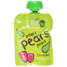 Ella's Kitchen Organic Pears First Tastes Baby Pouch 4+ Months, 70g