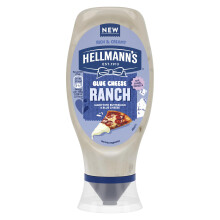 Hellmann's Blue Cheese Ranch Sauce made with Buttermilk for a tangy, bold burst of flavour 430 ML