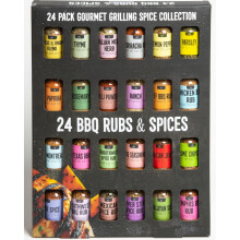 24x Rubs Spices for Cooking | BBQ Gifts for Men | Herbs, Spices & Seasonings| Ch