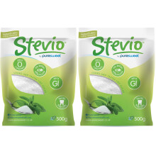 Stevio Premium Stevia Sweetener 500g, Tastes Like Sugar, Diabetic & Keto Friendly, No Bitter Aftertaste, Spoon for Spoon, (Resealable and Recyclable