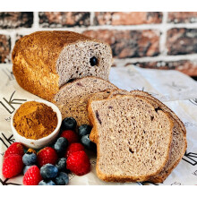 Keto Chefs Freshly Baked Keto Bread Aromatic Spiced Fruit Low Carb Rustic Loaf 600g x 2 Loaves