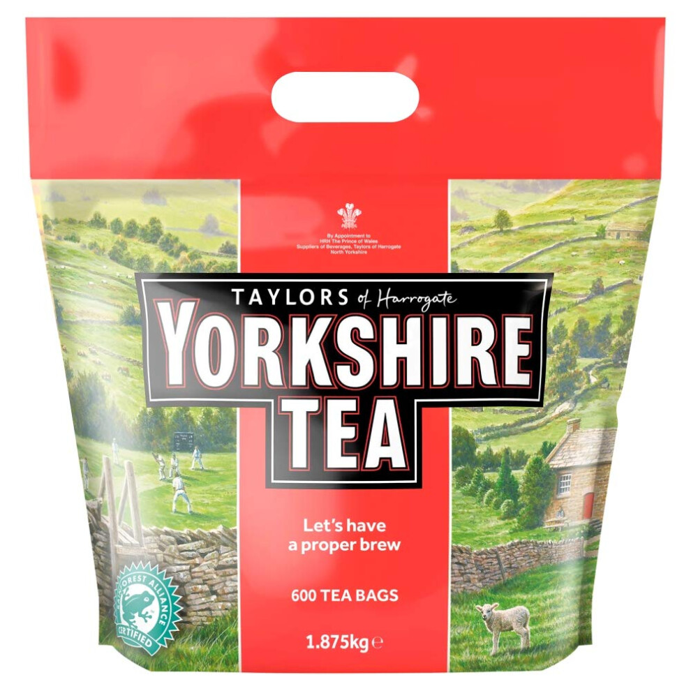 Yorkshire Tea Bags, 1.875 Kg (600 Teabags)