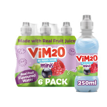 Vimto Kids Vim2o Flavoured Water Drink – No Added Sugar – Grape, Blackcurrant &