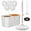 Spin Mop 61in Long Handle 5 Refills large Floor Mop and Bucket Set System 1