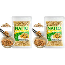 YAMASAN KYOTO UJI Japanese Natto Fermented Soybean, Freeze-Dried Natto Beans, Japanese Probiotic and Prebiotic Superfood - Vitamin K, Low Sodium, Non